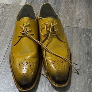 Elegant Mustard Oxford Shoes for Men